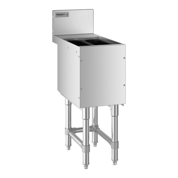 Scratch and Dent Regency Spec Line 24" x 12" Underbar Ice Bin - 35 lb.