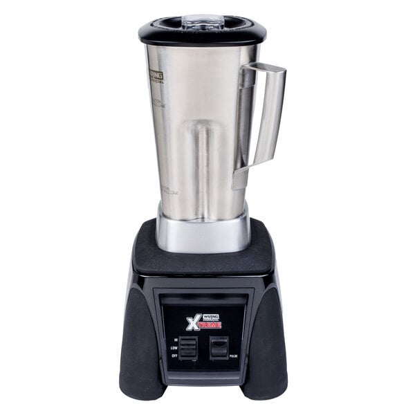 Scratch and Dent Waring MX1000XTS Xtreme 3 1/2 hp Commercial Blender with Paddle Switches, and 64 oz. Stainless Steel Container - 120V