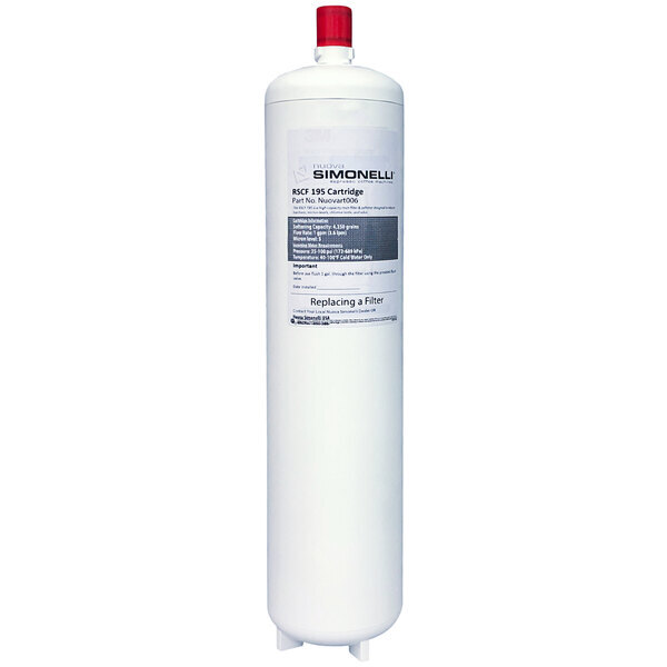 Scratch and Dent Nuova Simonelli FILTERKT2 Large Water Filter Cartridge and Cartridge Head with Flush Valve for Espresso Machines