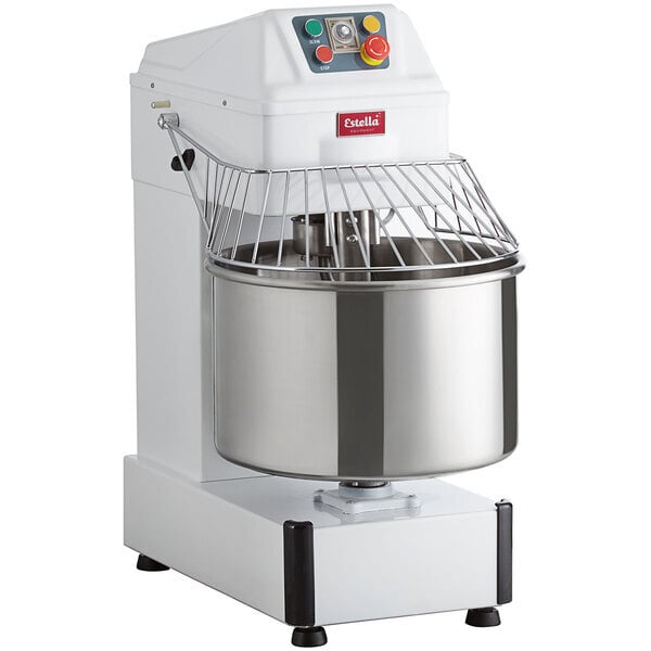 Scratch and Dent Estella SM40 40 Qt. / 56 lb. Two-Speed Spiral Dough Mixer - 220V, 4 HP
