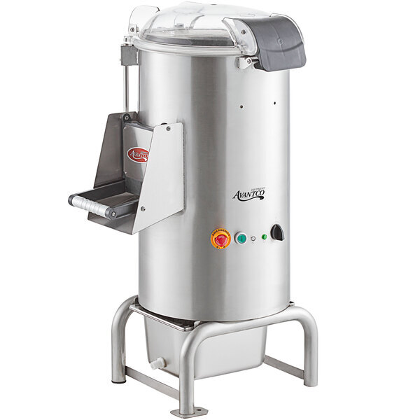 Scratch and Dent Avantco PPF40 40 lb. Floor Potato Peeler - 120V, 1 1/2 hp
