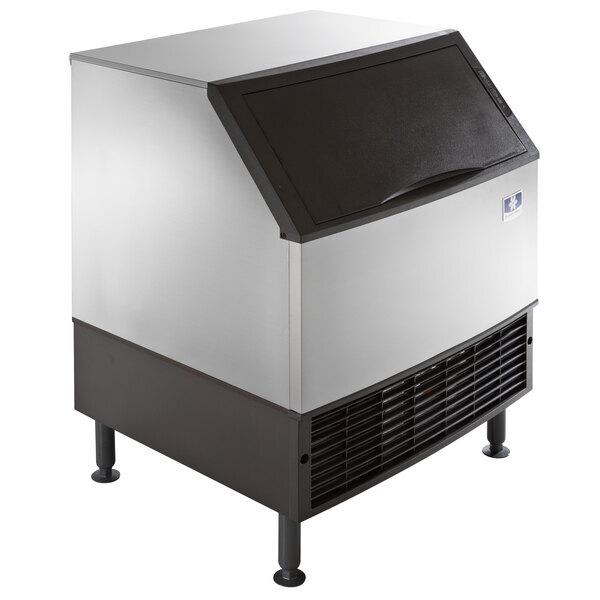 Scratch and Dent Manitowoc UDF-0310W NEO 30" Water Cooled Undercounter Full Dice Cube Ice Machine with 100 lb. Bin - 115V, 295 lb.