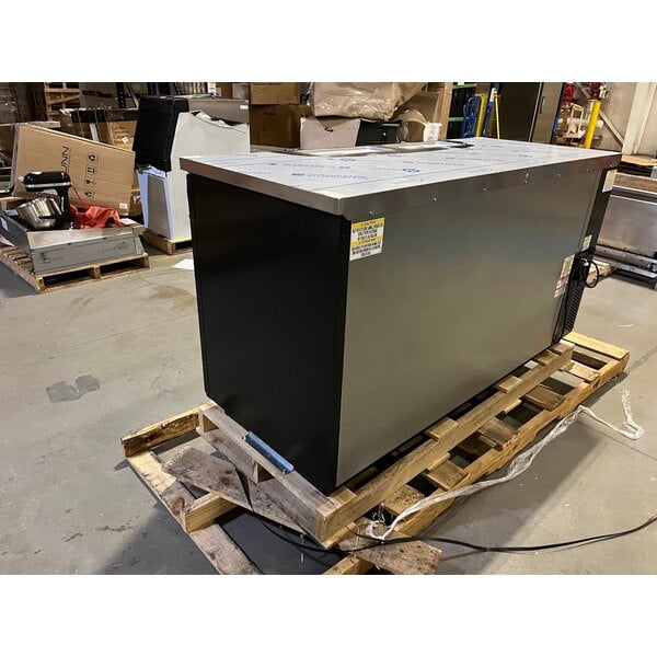 Scratch and Dent Beverage-Air DD68HC-1-B-016 (2) Double Tap Kegerator Beer Dispenser - Black, (3) 1/2 Keg Capacity