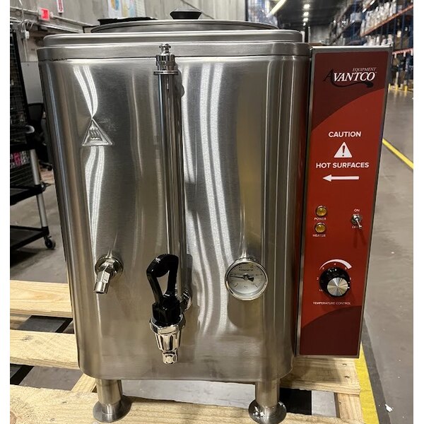 Scratch and Dent Avantco HWD10D 10 Gallon Bulk Hot Water Dispenser - 208/240V, 7,000W