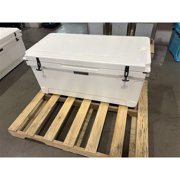 Scratch and Dent CaterGator CG170WH White 170 Qt. Rotomolded Outdoor Cooler / Ice Chest