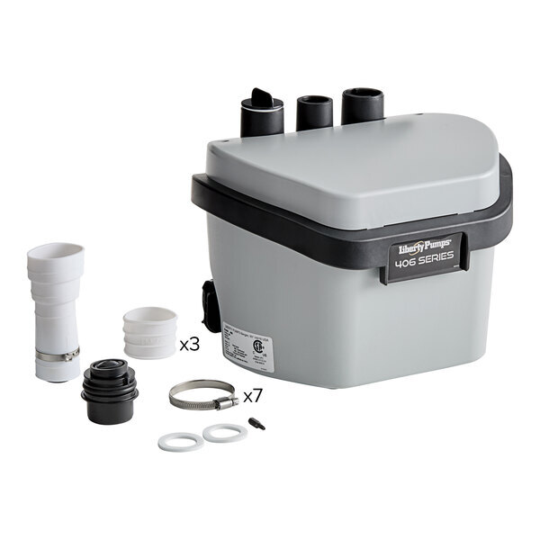 Scratch and Dent Liberty Pumps 406 Compact Automatic Drain Pump with Float Switch - 1/6 hp, 115V