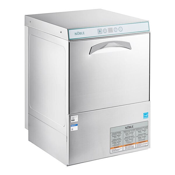 Scratch and Dent Noble Warewashing HT-UC24 Select High-Temperature Undercounter Dishwasher with Booster Heater- 208/240V, 1 Phase