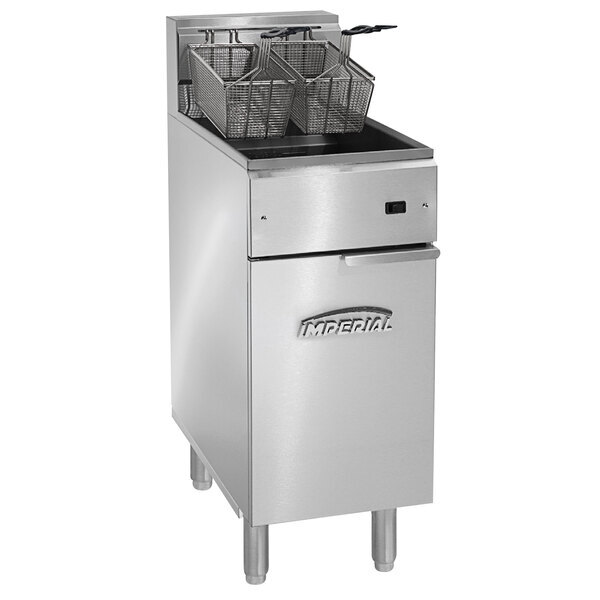 Scratch and Dent Imperial Range IFS-40-E2081 40 lb. Electric Fryer - 208V, 1 Phase