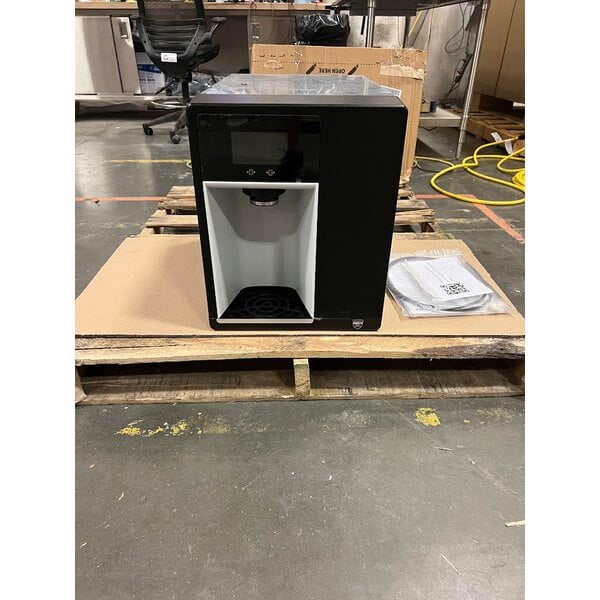 Scratch and Dent Follett 7CI112A-IW-CL-ST-00 Champion 7 Series Air Cooled Chewblet Countertop Ice Maker and Water Dispenser with 7 lb. Bin and Filter - 115V, 100 lb.