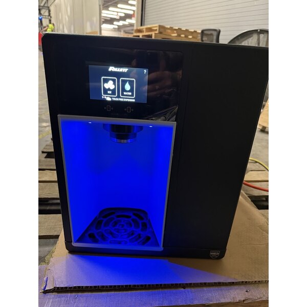 Scratch and Dent Follett 7CI112A-IW-CL-ST-00 Champion 7 Series Air Cooled Chewblet Countertop Ice Maker and Water Dispenser with 7 lb. Bin and Filter - 115V, 100 lb.