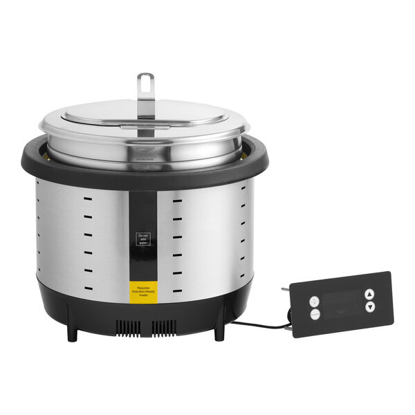 Scratch and Dent Vollrath 741101DW Mirage® 11 Qt. Silver Drop-In Induction Warmer - 120V, 250W
