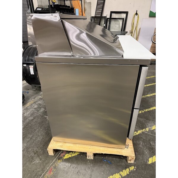 Scratch and Dent True TFP-48-18M-D-4-HC 48 1/8" Mega Top Refrigerated Sandwich Prep Table with Four Drawers