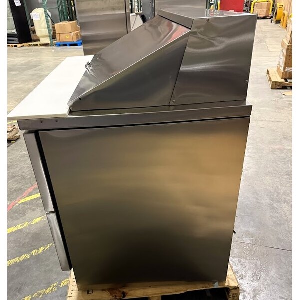 Scratch and Dent True TFP-48-18M-D-4-HC 48 1/8" Mega Top Refrigerated Sandwich Prep Table with Four Drawers