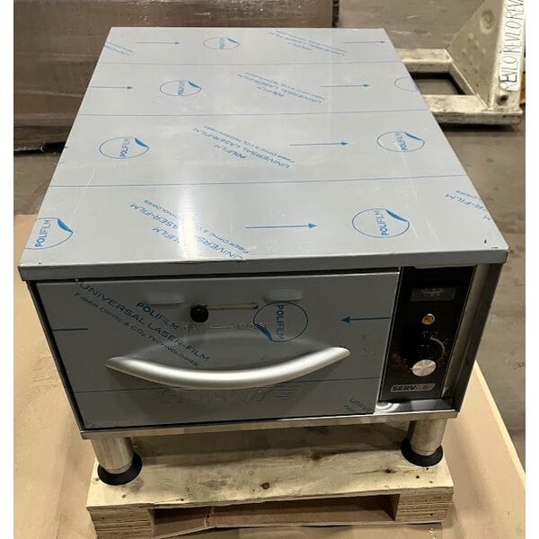Scratch and Dent ServIt WDNFS-1 Single Narrow Freestanding Drawer Warmer - 450W, 120V