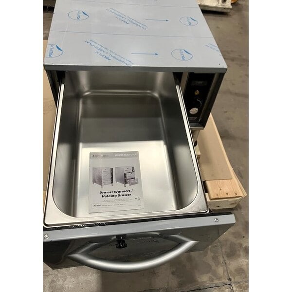 Scratch and Dent ServIt WDNFS-1 Single Narrow Freestanding Drawer Warmer - 450W, 120V