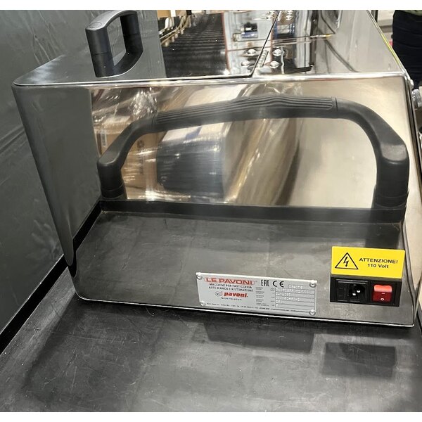 Scratch and Dent Pavoni Ciocospritz 16 1/2" x 15 3/4" x 15 3/4" Stainless Steel Countertop Electric Chocolate Sprayer CIOCOSPRITZ110V - 110V