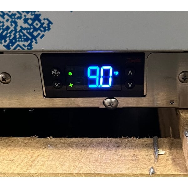 Scratch and Dent Beverage-Air UCRF48AHC-1-SA-B-23 48" Low Profile Dual Temp Undercounter Refrigerator / Freezer