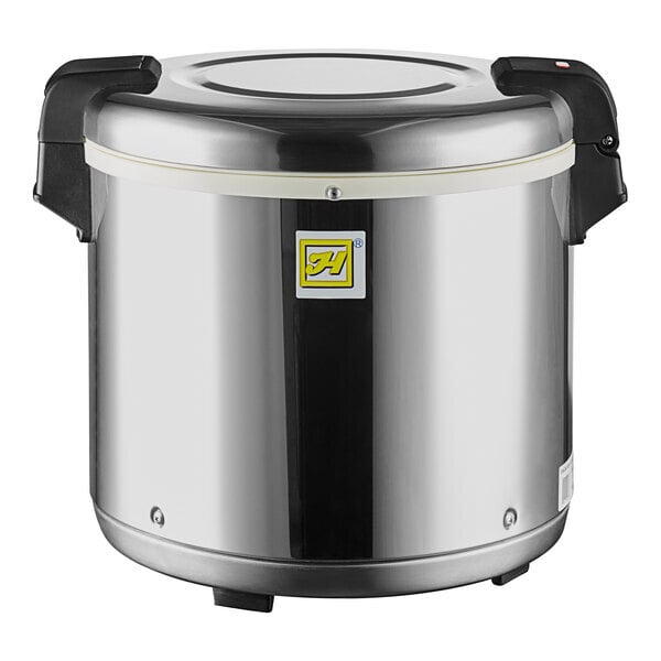 Scratch and Dent Thunder Group SEJ22000 50-Cup Rice Warmer with Stainless Steel Finish - 120V
