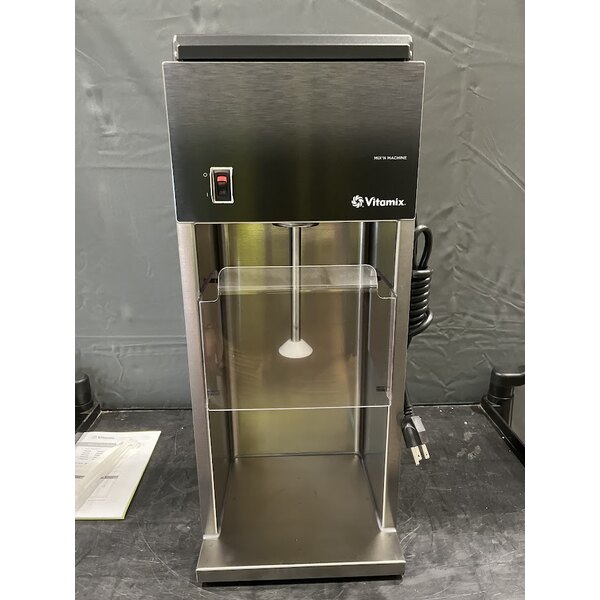 Scratch and Dent Vitamix 20001 Mix'n Mixer Countertop Frozen Dessert Mixer with Permanent Soft Ice Cream Cone-Shaped Agitator - 120V