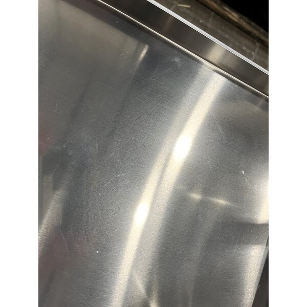 Scratch and Dent Metro DH2121C Heavy Duty Aluminum Glass Rack Dolly with Handle