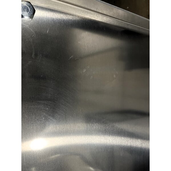 Scratch and Dent Metro DH2121C Heavy Duty Aluminum Glass Rack Dolly with Handle