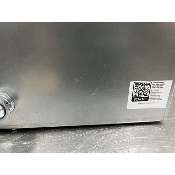 Scratch and Dent Avantco TM-12H Top Mount Drop-In Full Size Hot Food Well with Round Inside Corners and Drain - 240V, 1,600W