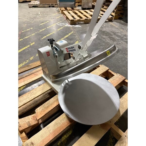 Scratch and Dent DoughXpress DM-18 18" Manual Clamshell Pizza Dough Press - 120V, 1150W