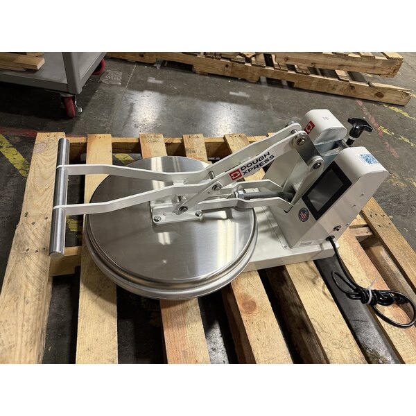 Scratch and Dent DoughXpress DM-18 18" Manual Clamshell Pizza Dough Press - 120V, 1150W