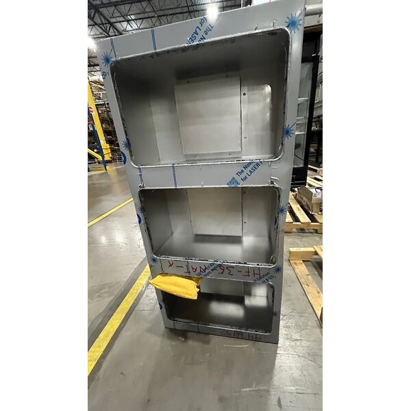 Scratch and Dent Advance Tabco HF-3G Natural Gas Three Pan Powered Hot Food Table - Open Well