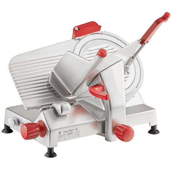 Scratch and Dent Berkel B12-SLC 12" Medium-Duty Gravity Feed Manual Meat Slicer - 1/2 hp