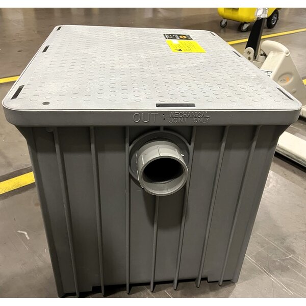 Scratch and Dent Endura 3950A03T 100 lb. 50 GPM Grease Trap with 3" Threaded Connections