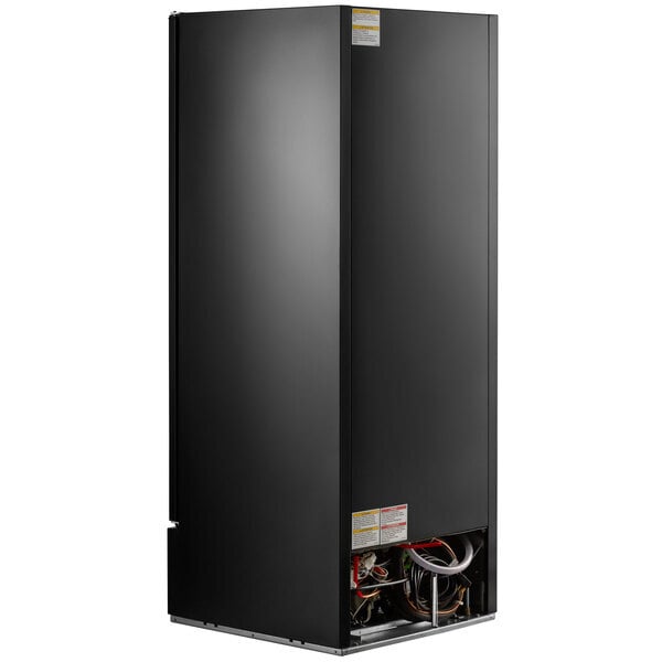 Scratch and Dent Beverage-Air MMF12HC-1-B MarketMax 24" Black Glass Door Merchandiser Freezer - 11.9 Cu. Ft.