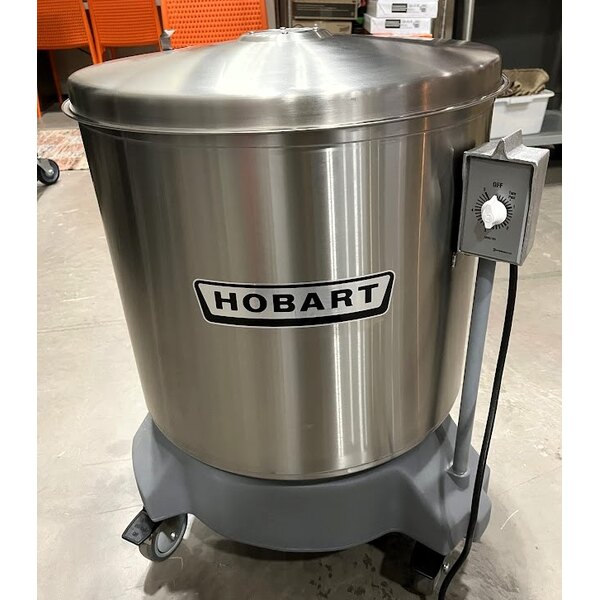 Scratch and Dent Hobart SDPS-11 20 Gallon Electric Stainless Steel Salad Dryer - 1/4 HP