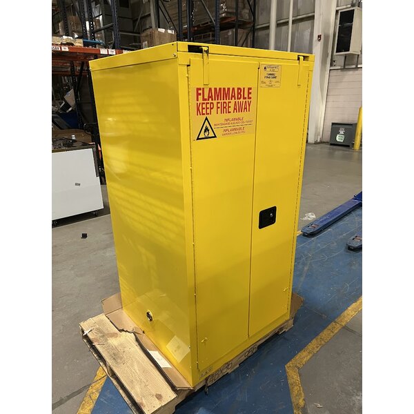 Scratch and Dent Durham Mfg 60 Gallon Steel Self-Closing Flammable Liquids Storage Cabinet 1060S-50