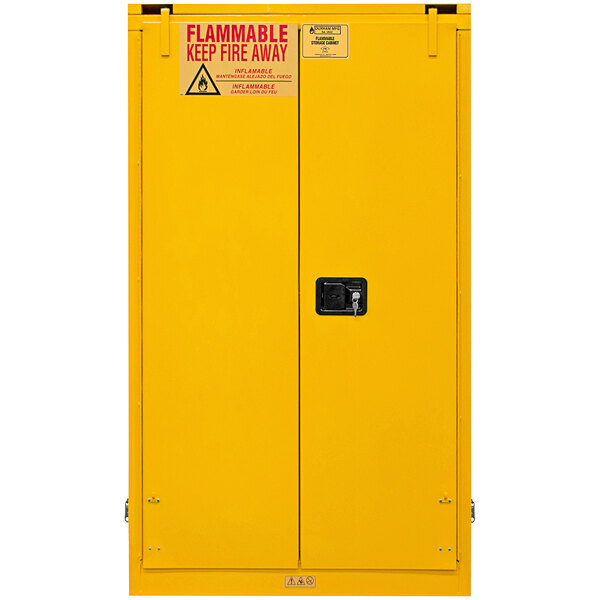 Scratch and Dent Durham Mfg 60 Gallon Steel Self-Closing Flammable Liquids Storage Cabinet 1060S-50