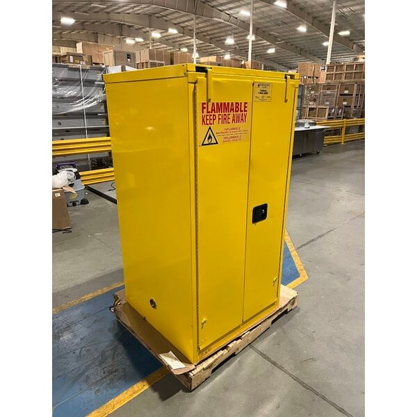 Scratch and Dent Durham Mfg 60 Gallon Steel Self-Closing Flammable Liquids Storage Cabinet 1060S-50