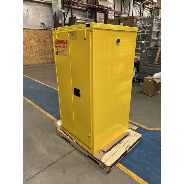 Scratch and Dent Durham Mfg 60 Gallon Steel Self-Closing Flammable Liquids Storage Cabinet 1060S-50