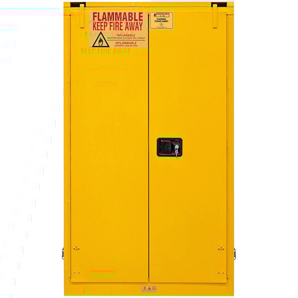 Scratch and Dent Durham Mfg 60 Gallon Steel Self-Closing Flammable Liquids Storage Cabinet 1060S-50