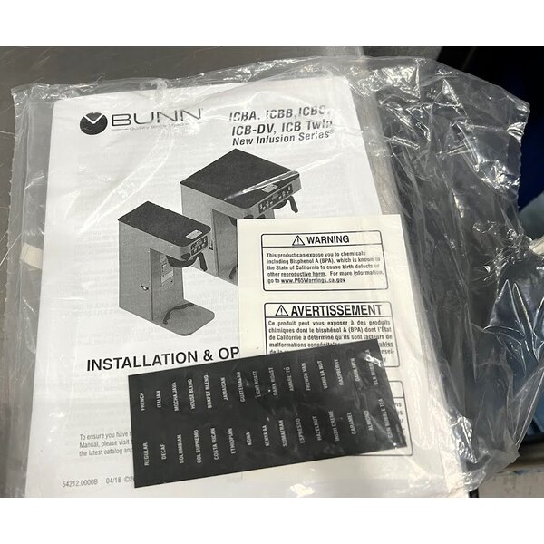 Scratch and Dent Bunn 53100.0001 BrewWISE ICB-DV Infusion Stainless Steel Dual Voltage Tall Coffee Brewer - 120V or 120/208V-240V, 4050W