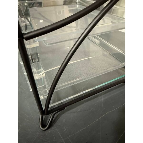 Scratch and Dent Cal-Mil 1501-13 Glacier Three Tier Acrylic Display Case with Wire Frame - 16" x 12" x 19"
