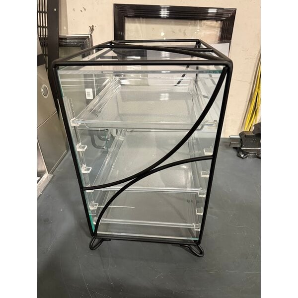 Scratch and Dent Cal-Mil 1501-13 Glacier Three Tier Acrylic Display Case with Wire Frame - 16" x 12" x 19"