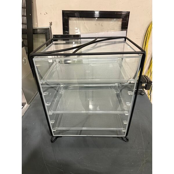 Scratch and Dent Cal-Mil 1501-13 Glacier Three Tier Acrylic Display Case with Wire Frame - 16" x 12" x 19"