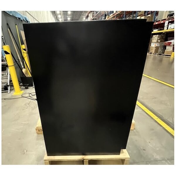 Scratch and Dent Beverage-Air BB72HC-1-GS-B 72" Black Underbar Height Sliding Glass Door Back Bar Refrigerator