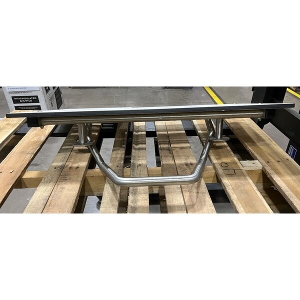 Scratch and Dent Bobrick B-5181 White Reversible Phenolic Folding Shower Seat