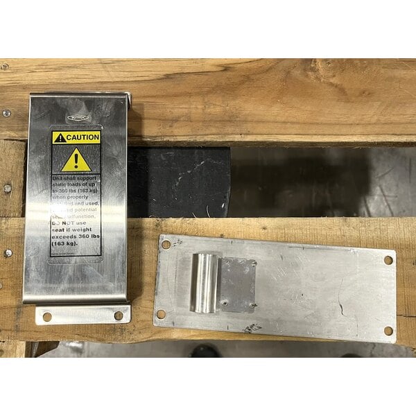 Scratch and Dent Bobrick B-5181 White Reversible Phenolic Folding Shower Seat