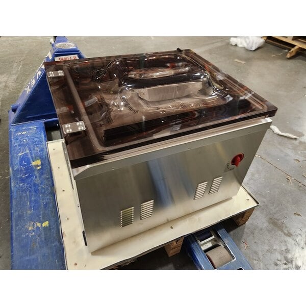 Scratch and Dent VacPak-It VMC32 Chamber Vacuum Packaging Machine with Two 16" Seal Bars and Oil Pump