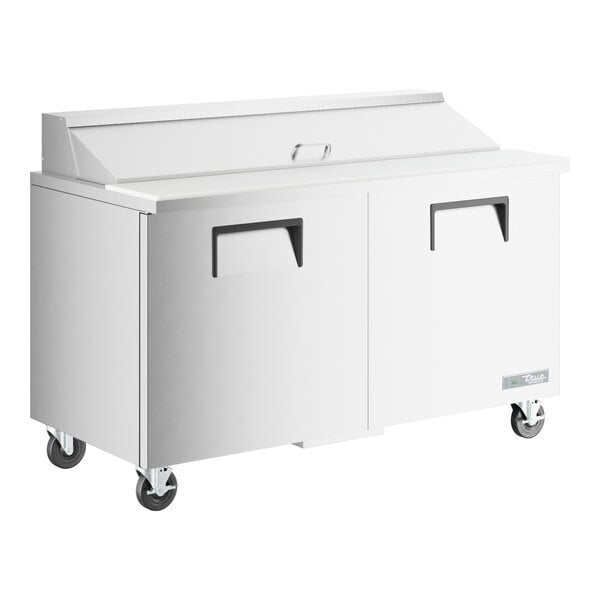 Scratch and Dent True TSSU-60-16-HC 60 3/8" 2 Door Refrigerated Sandwich Prep Table
