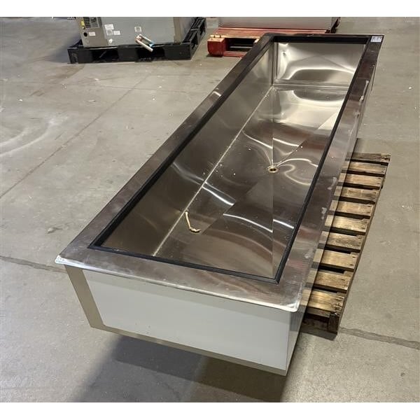 Scratch and Dent ServIt SDI-6A Six Pan Ice-Cooled Drop-In Food Well