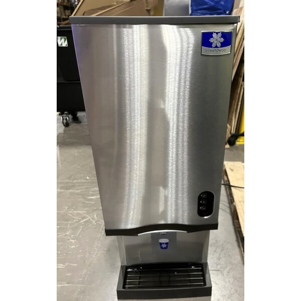 Scratch and Dent Manitowoc CNF0202A 16 1/4" Air Cooled Countertop Nugget Ice Maker / Water Dispenser - 20 lb. Bin with Sensor Dispensing - 120V