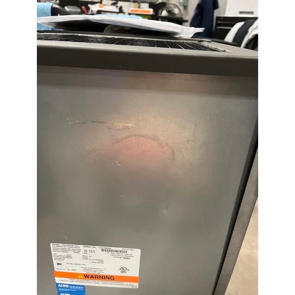 Scratch and Dent Manitowoc CNF0201A-L NEO 16 1/4" Air Cooled Countertop Nugget Ice Maker / Dispenser - 10 lb. Bin with Lever Dispensing - 115V